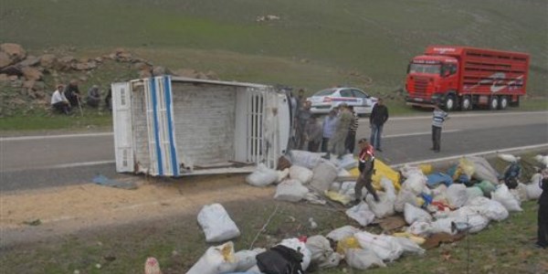 Siverek'te trafik kazas: 2 yaral