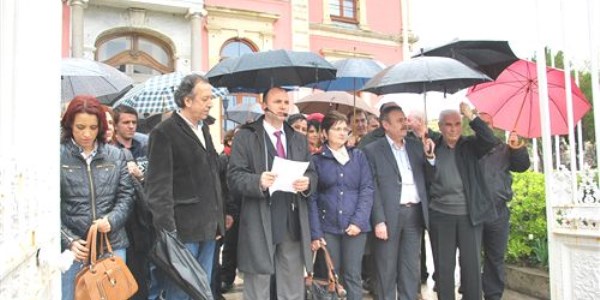 Edirne Kent Konseyi'nden ıslıklı protesto