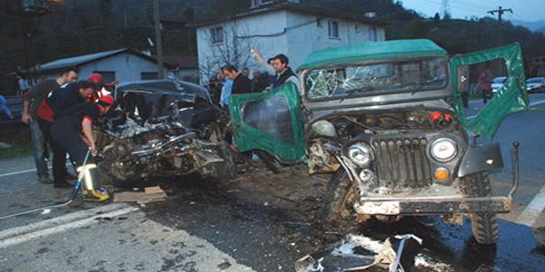 ayeli'nde trafik kazas: 5 yaral