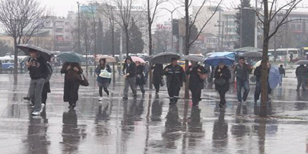 Bursa'da yağmur