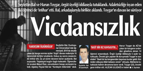 Adaletin böylesi...