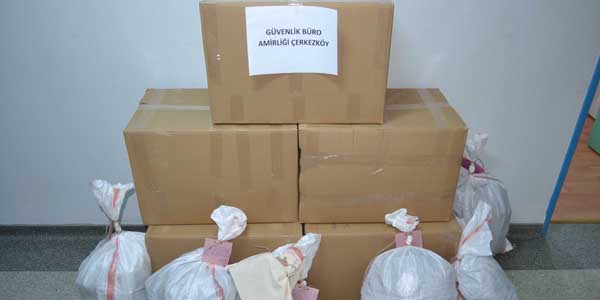 750 parça korsan malzeme ele geçirildi