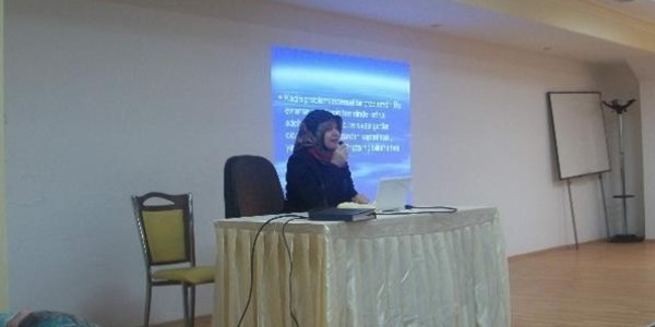 Müftülük tarafından bayanlara konferans