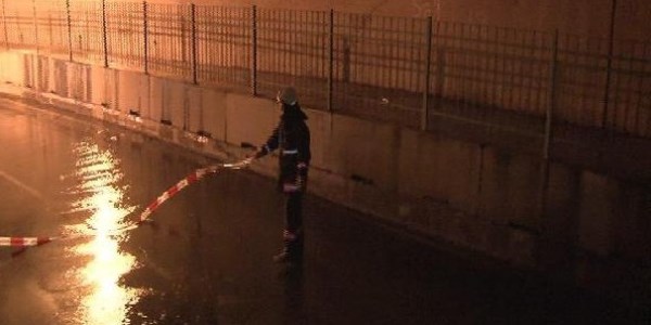 İstanbul'da yoğun yağmur yağışı..