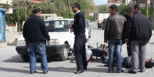 Kask hayatını kurtardı