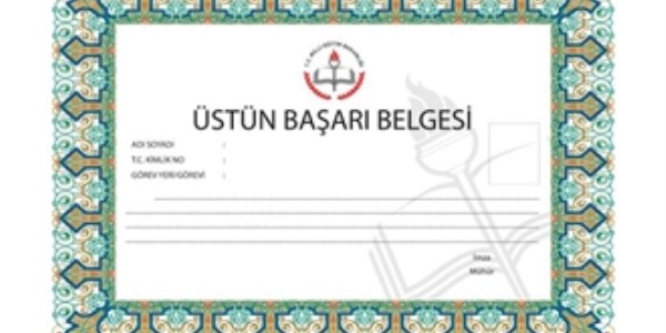 Ödül verilmesine dair yönergede değişiklik