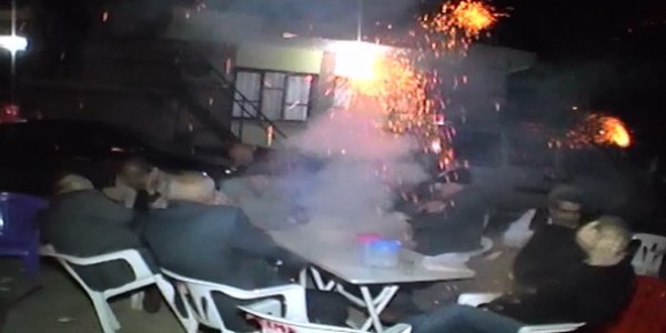 Osmaniye'de Havai fişek komedisi