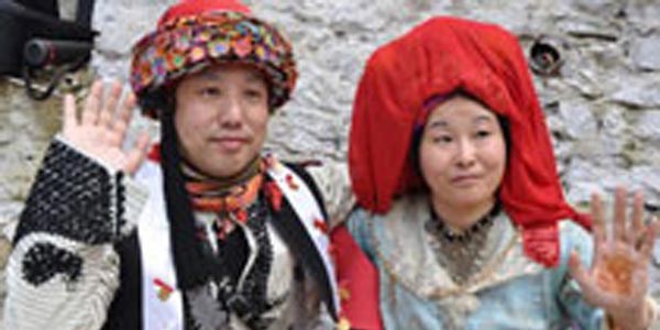 Japon çifte Türk usulü düğün