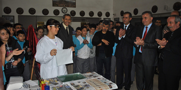 Ebruzen öğrencilerden polisin projesine destek