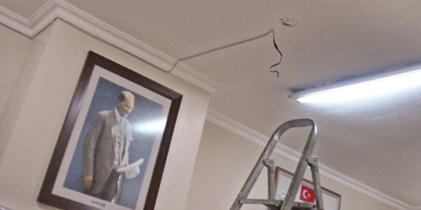 Öğretmenler odasına gizli kamera