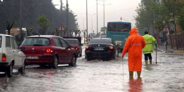 Gaziantep'te evler suya gmld!