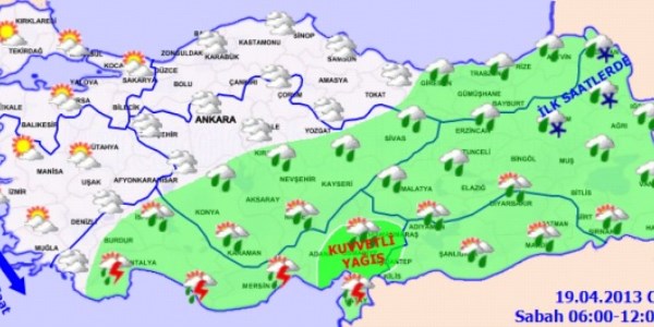 Havalar nasıl olacak?-Haritalı
