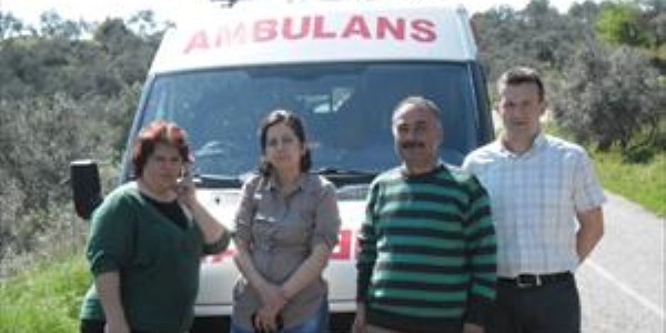Belediye sağlık ekibi köy yollarında