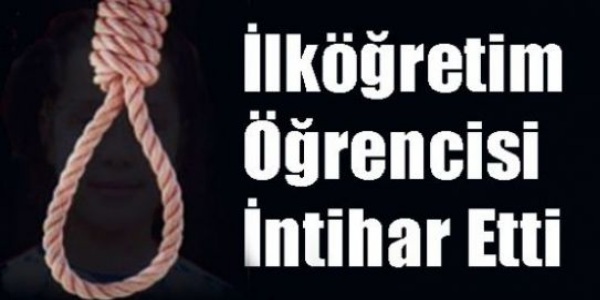 İlköğretim öğrencisi intihar etti