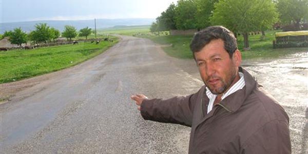 Aşağı yufkalı köylülerinin yol sorunu