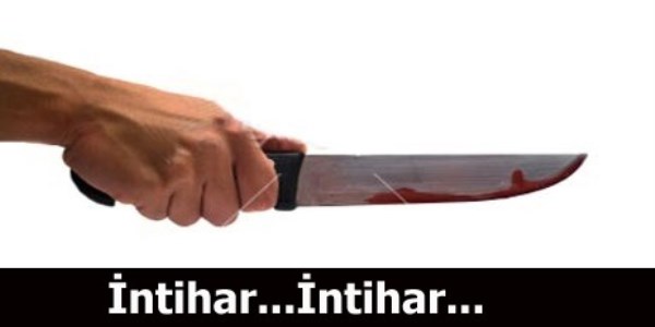 Kalbine bıçak saplayarak intihara teşebbüs etti