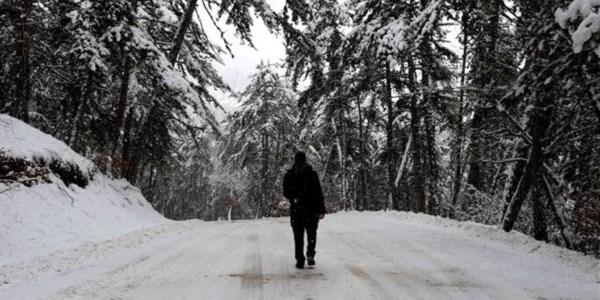 Artvin'de kış geri geldi