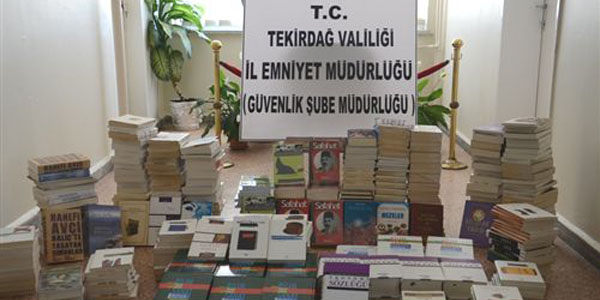 Tekirdağ polisinden korsan kitap operasyonu