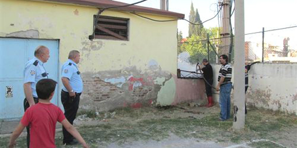 Edremit'te okulda korkutan yangın