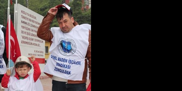 Maden işçisi, oğlunun sözlerine şapka çıkarttı