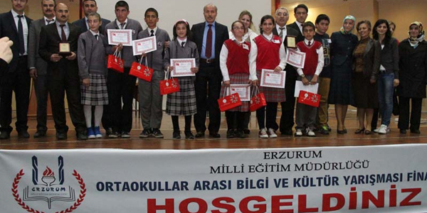 Ortaokullar arası bilgi yarışması heyecanlı geçti