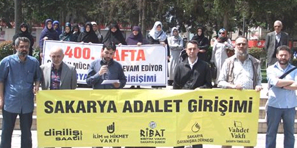 Sakarya'da özgürlük yolunda 400'üncü hafta geride kaldı