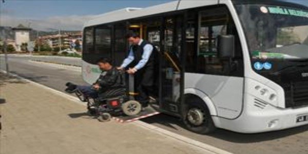 Muğla'daki toplu taşıma araçları artık engelsiz