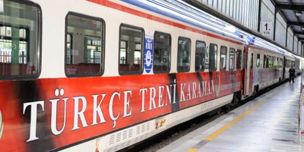 İzmir'den yola çıkan 'Türkçe Treni' Konya'da