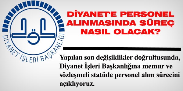 Diyanet'e personel alm sreci