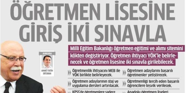 Öğretmen olmanın standartları değişiyor
