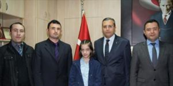 'Bu Benim Eserim' Türkiye birincisi, Ekrem Serin'i ziyaret etti