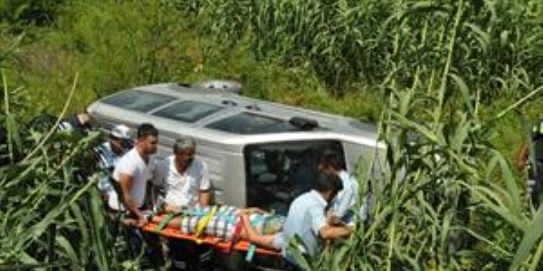 Tarsus'ta trafik kazası: 2 yaralı