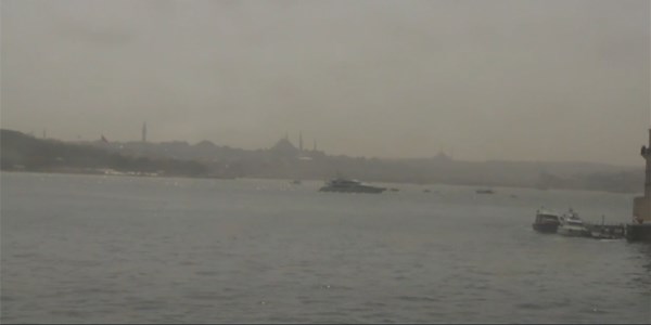 İstanbul'u çölden gelen toz bulutları sardı