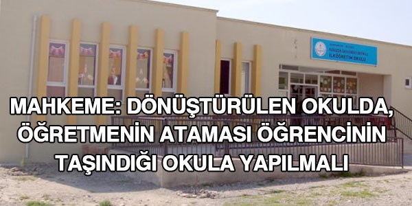 Yarg; rencinin aktarldg okula retmen de aktarlmal