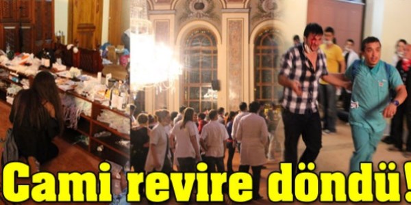 Beşiktaş'ta cami revire döndü