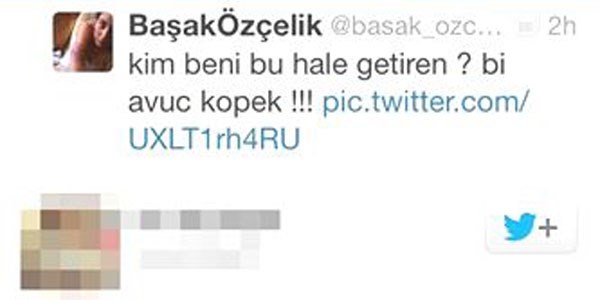 Üniversiteli burcu'ya dayaktan sonra twıtter darbesi