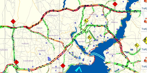İstanbul trafiği felç durumda