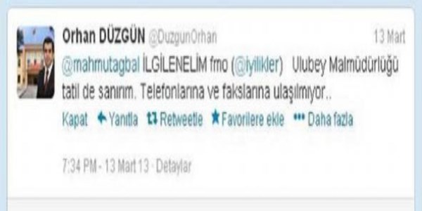 Memurlara Twitter uyarısı!