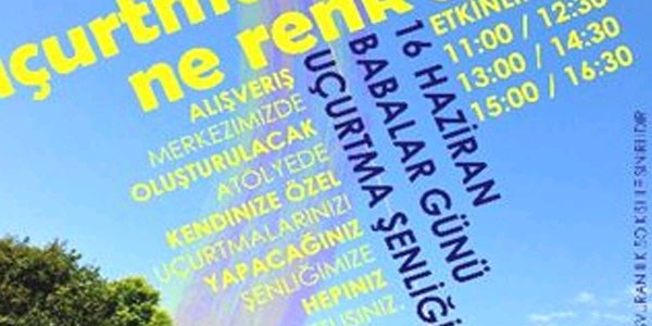 Varlıbaş AVM'de Babalar Günü'nde uçurtma şenliği