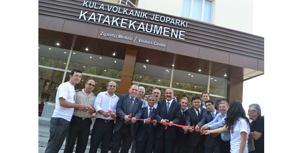 İlk Jeopark Ziyaretçi Merkezi Kula'da açıldı