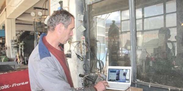 Oltulu mucitten bilgisayarlı kaynak makinası