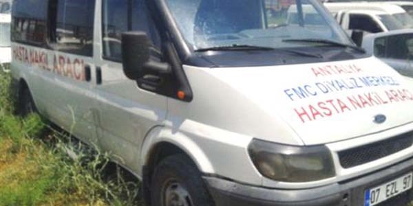 Söke'de diyaliz aracı ile insan kaçakçılığına jandarma engeli