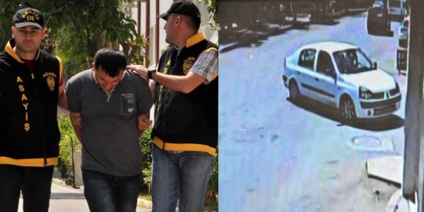 PTT soyguncusunu otomobili yakalattı