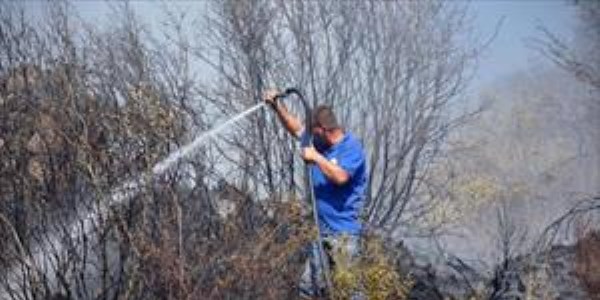 Alanya'da 3 hektarlık alan kül oldu
