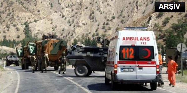 Askeri araç kaza yaptı: 8 yaralı