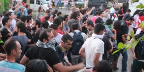 Mersin'de Gezi Parkı gerginliği:2'si polis 6 yaralı