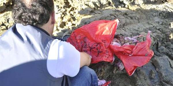 Ceset parçaları polisi alarma geçirdi
