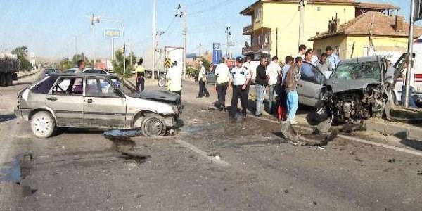 Konya'da trafik kazası: 5 yaralı