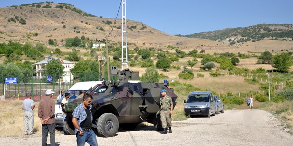 Tunceli'de kye uzun namlulu silahlarla saldr