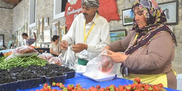 Urla ekopazarı açıldı